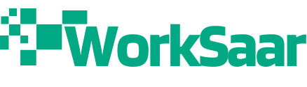 WorkSaar White Logo